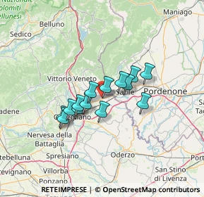 Mappa Via Camparnei, 31010 Orsago TV, Italia (9.30929)