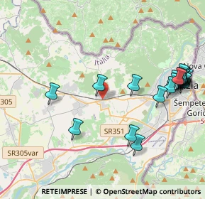Mappa Via Stazione, 34070 Mossa GO, Italia (4.792)