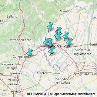 Mappa Viale Europa, 33070 Brugnera PN, Italia (7.93364)
