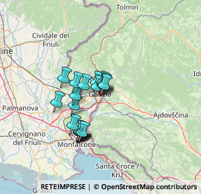 Mappa Via dei Grabizio, 34170 Gorizia GO, Italia (9.6905)