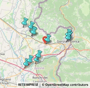 Mappa Via Nazionale, 34070 San Lorenzo Isontino GO, Italia (6.92833)