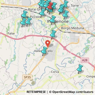 Mappa Viale Treviso, 33170 Pordenone PN, Italia (2.8985)