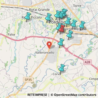 Mappa Viale Treviso, 33170 Pordenone PN, Italia (2.28533)