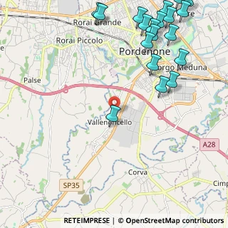 Mappa Via della Boschetta, 33170 Pordenone PN, Italia (3.05579)