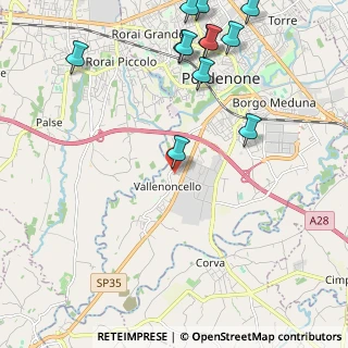 Mappa Via della Boschetta, 33170 Pordenone PN, Italia (2.76833)