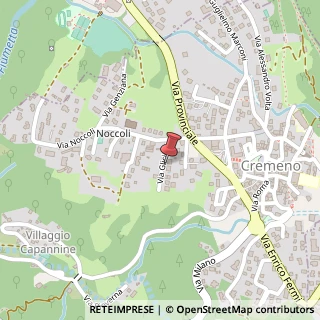 Mappa Via Glicine, 3, 23814 Cremeno, Lecco (Lombardia)