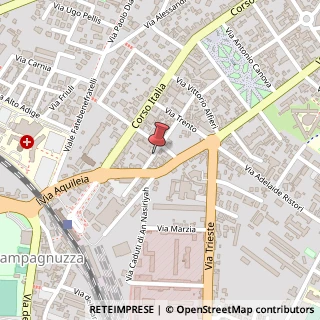 Mappa Via Gaetano Donizetti,  36, 34170 Gorizia, Gorizia (Friuli-Venezia Giulia)