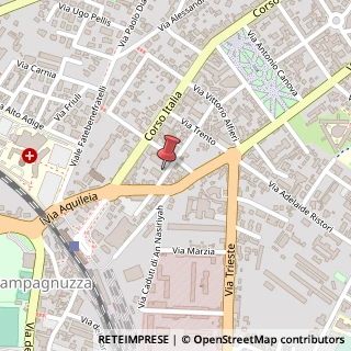 Mappa Via Gaetano Donizetti, 36, 34170 Gorizia, Gorizia (Friuli-Venezia Giulia)