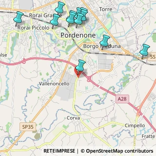Mappa Villanova di Pordenone, 33170 Pordenone PN, Italia (2.82)