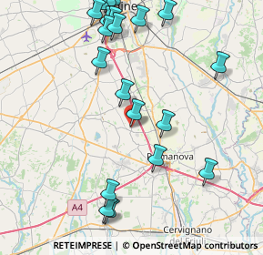 Mappa Via Roma, 33050 Bicinicco UD, Italia (9.7225)