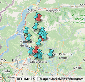Mappa Via Ingegnere Giorgio Combi, 23814 Cremeno LC, Italia (10.1545)