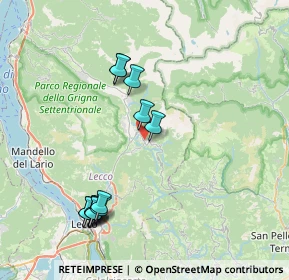 Mappa Via Ingegnere Giorgio Combi, 23814 Cremeno LC, Italia (8.24077)