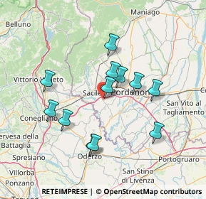 Mappa Via E. Chiaradia, 33074 Fontanafredda PN, Italia (12.8325)