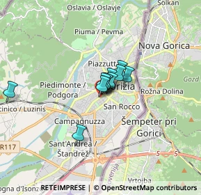 Mappa Corso Italia, 34170 Gorizia GO, Italia (0.83)