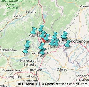 Mappa Via Roma, 31014 Colle Umberto TV, Italia (9.05286)