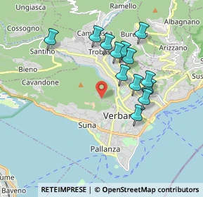 Mappa Viale Giuseppe Azari, 28925 Verbania VB, Italia (1.64154)