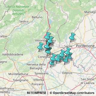 Mappa Via Caduti Nei Lager, 31015 Conegliano TV, Italia (9.66313)