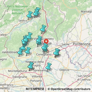 Mappa Via Caduti Nei Lager, 31015 Conegliano TV, Italia (15.394)