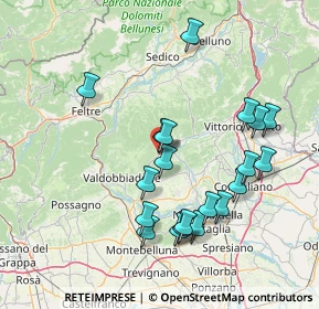 Mappa Via Cal di Mezzo, 31050 Miane TV, Italia (15.104)