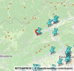 Mappa Via Cal di Mezzo, 31050 Miane TV, Italia (6.697)