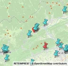 Mappa Via Cal di Mezzo, 31050 Miane TV, Italia (6.04)