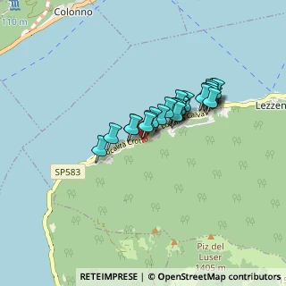Mappa Via per Crotto, 22025 Lezzeno CO, Italia (0.65385)