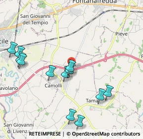 Mappa Conegliano-Pordenone, 33070 Fontanafredda PN, Italia (2.18)