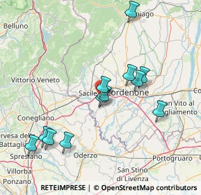 Mappa Conegliano-Pordenone, 33070 Fontanafredda PN, Italia (14.71167)