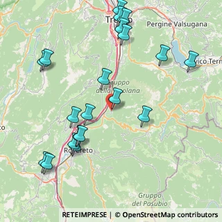 Mappa Via Calliano, 38060 Besenello TN, Italia (9.4965)