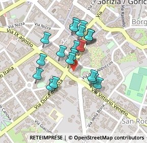 Mappa Via dei Cappuccini, 34170 Gorizia GO, Italia (0.1775)