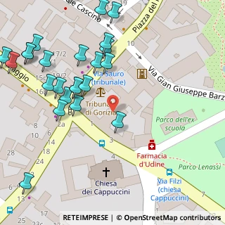 Mappa Via dei Cappuccini, 34170 Gorizia GO, Italia (0.075)