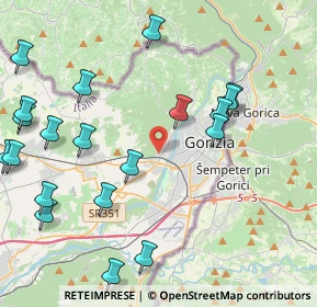 Mappa Via Brigata Treviso, 34170 Gorizia GO, Italia (5.137)