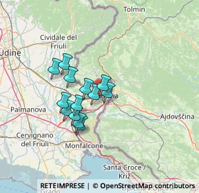 Mappa Via Brigata Treviso, 34170 Gorizia GO, Italia (9.86923)