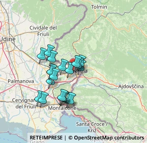 Mappa Via Brigata Treviso, 34170 Gorizia GO, Italia (10.8235)