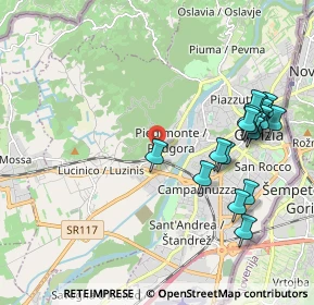 Mappa Via Brigata Treviso, 34170 Gorizia GO, Italia (2.17333)