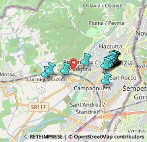 Mappa Via Brigata Treviso, 34170 Gorizia GO, Italia (1.7305)