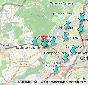 Mappa Via Brigata Treviso, 34170 Gorizia GO, Italia (1.96909)