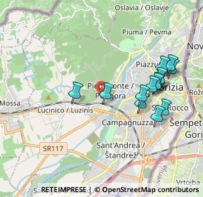 Mappa Via Brigata Treviso, 34170 Gorizia GO, Italia (1.88286)