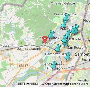 Mappa Via Brigata Treviso, 34170 Gorizia GO, Italia (1.96583)