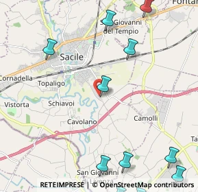 Mappa Via Geromina 41 - Zona Artigianale, 33077 Sacile PN, Italia (3.09091)