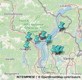 Mappa Vicolo degli Alpini, 28921 Pallanza VB, Italia (11.13375)