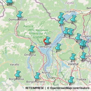 Mappa Vicolo degli Alpini, 28921 Pallanza VB, Italia (24.045263157895)