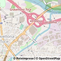 Map Gravellona Toce
