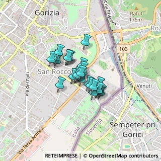 Mappa Via della Scuola Agraria, 34170 Gorizia GO, Italia (0.24074)