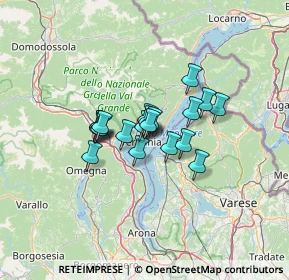 Mappa Via Palestro 23 c, 28921 Pallanza VB, Italia (8.069)