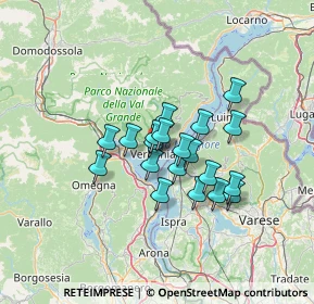 Mappa Via Palestro 23 c, 28921 Pallanza VB, Italia (9.496)