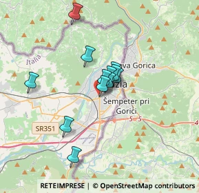 Mappa Via Vittorio Alfieri, 34170 Gorizia GO, Italia (2.46083)
