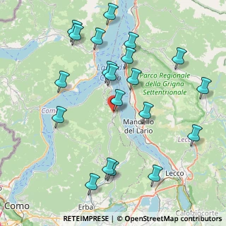 Mappa Via Frassi, 22030 Bellagio CO, Italia (9.1)