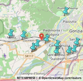 Mappa Via Gradisca d'Isonzo, 34170 Gorizia GO, Italia (2.0525)