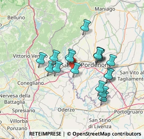 Mappa Conegliano-Pordenone, 33077 Sacile PN, Italia (11.675)